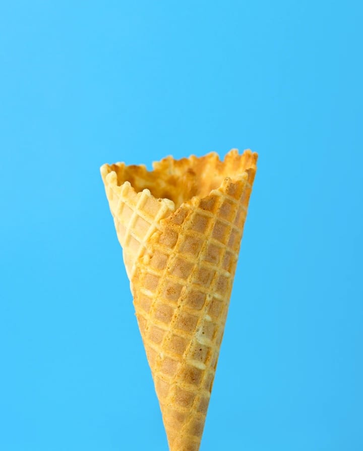 an empty cone 